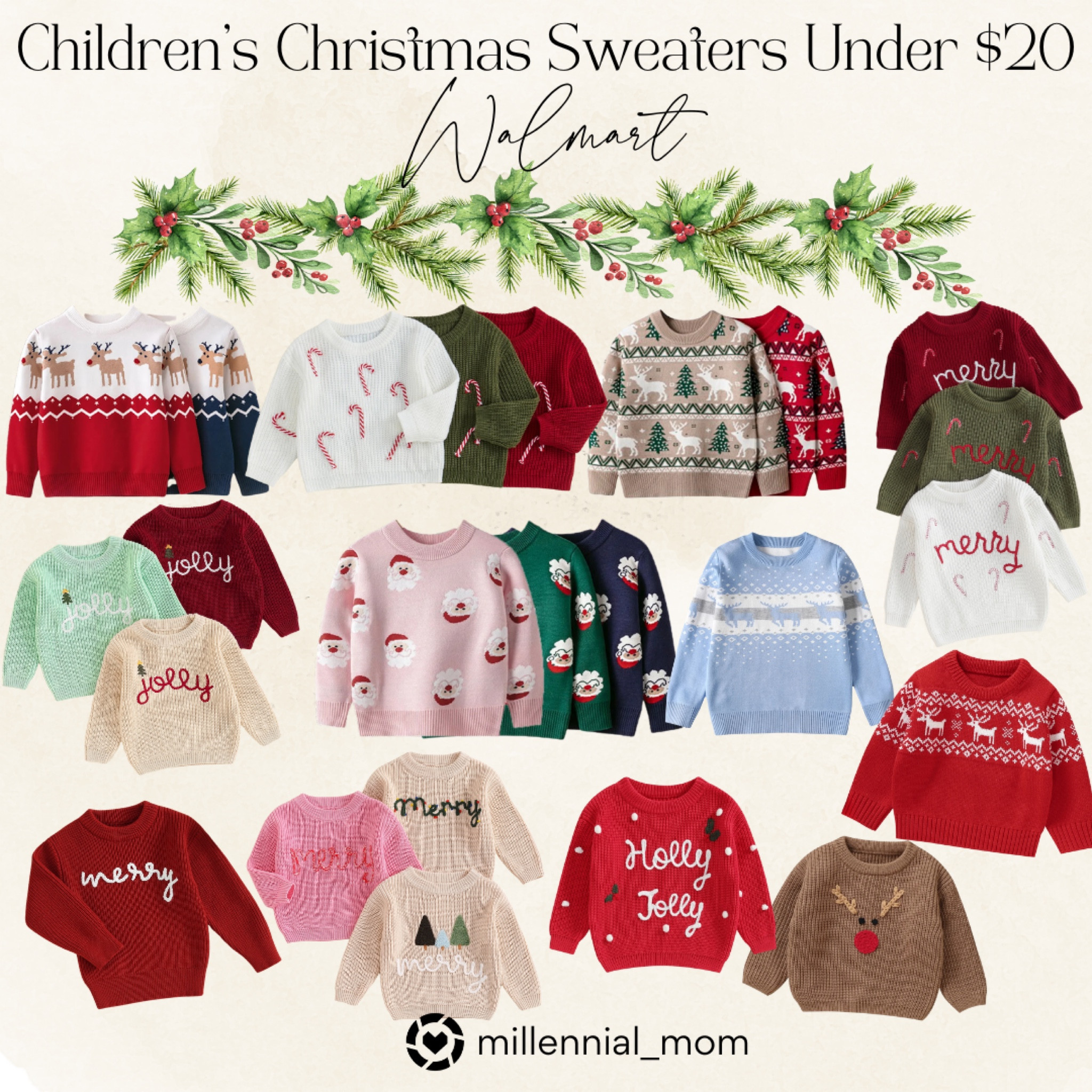 Walmart children’s Christmas sweaters under $20 🎄❄️

Walmart, Walmart fashion, Walmart finds, Walmart deals, Walmart Christmas, Christmas sweaters, Christmas, holiday outfits, toddler fashion, children’s fashion, toddler girl, toddler boy, toddler mom, millennial mom

#LTKKids #LTKHoliday #LTKSeasonal