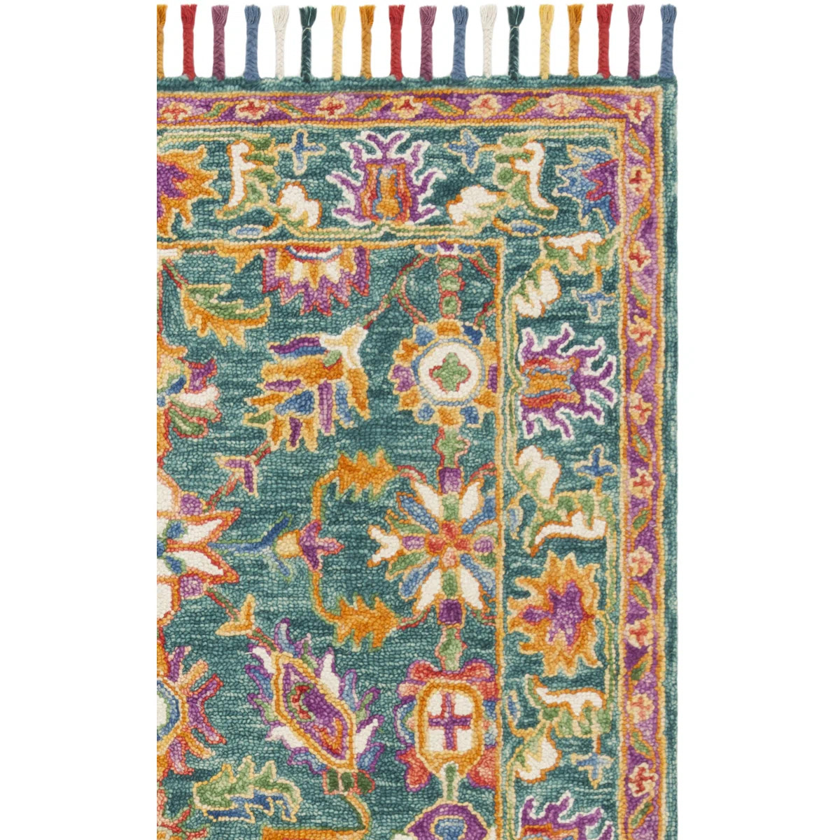 Bungalow Rose Vahakn Hand Tufted Wool Floral Rug & Reviews | Wayfair | Wayfair North America