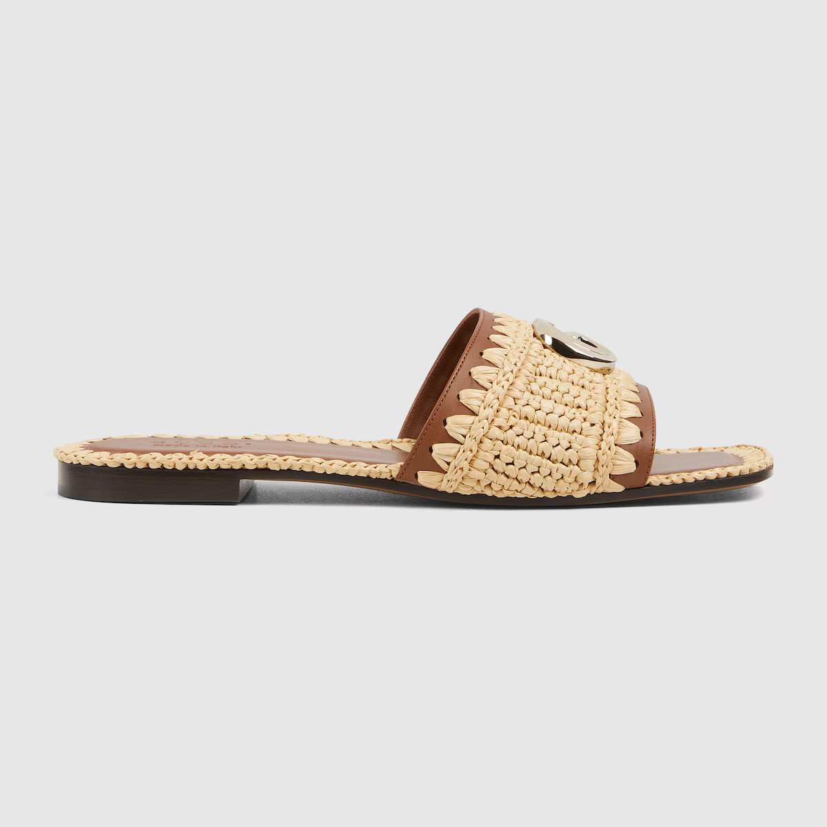 Gucci - Women's slide sandal with Double G | Gucci (US)