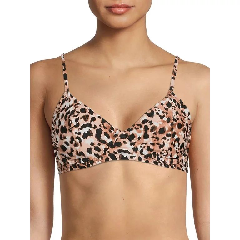 Time And Tru Women's and Plus Printed Underwire Swim Top | Walmart (US)