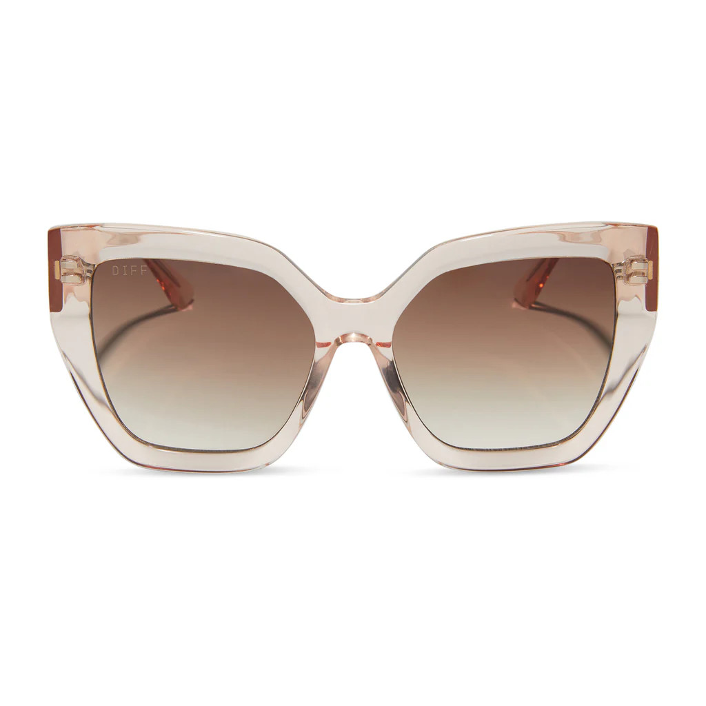 BLAIRE - VINTAGE ROSE CRYSTAL + BROWN GRADIENT SUNGLASSES | DIFF Eyewear
