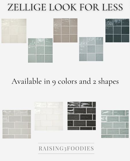 Look for less zellige tile.  I’ll be using some of these in my kids bathrooms the new house!  They’re so pretty in person and a great alternative if zellige is not within the budget.

Designer inspired, bath 

#LTKstyletip #LTKhome
