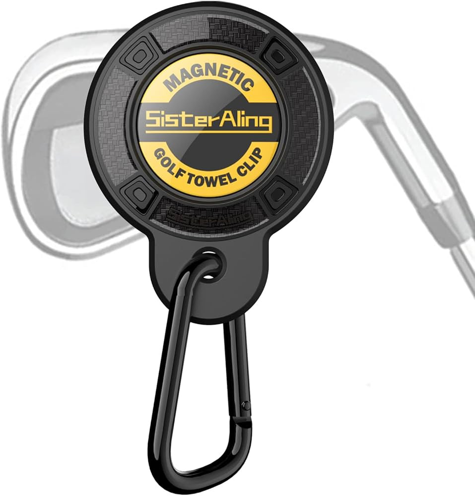 SisterAling Magnetic Clip for Golf Towel,Removable Industrial Magnetic Accessories Design for Str... | Amazon (US)
