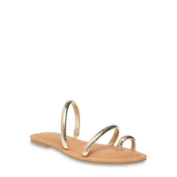 Scoop Women's Sofia Strappy Flat Sandals | Walmart (US)