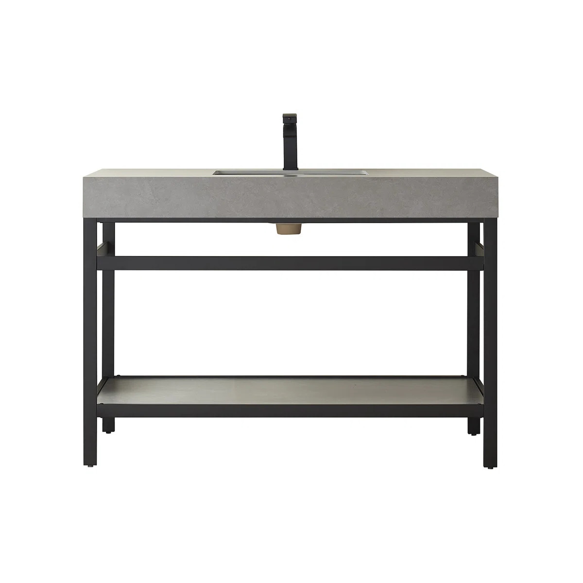 48'' Single Bathroom Vanity with Stone Top | Wayfair North America