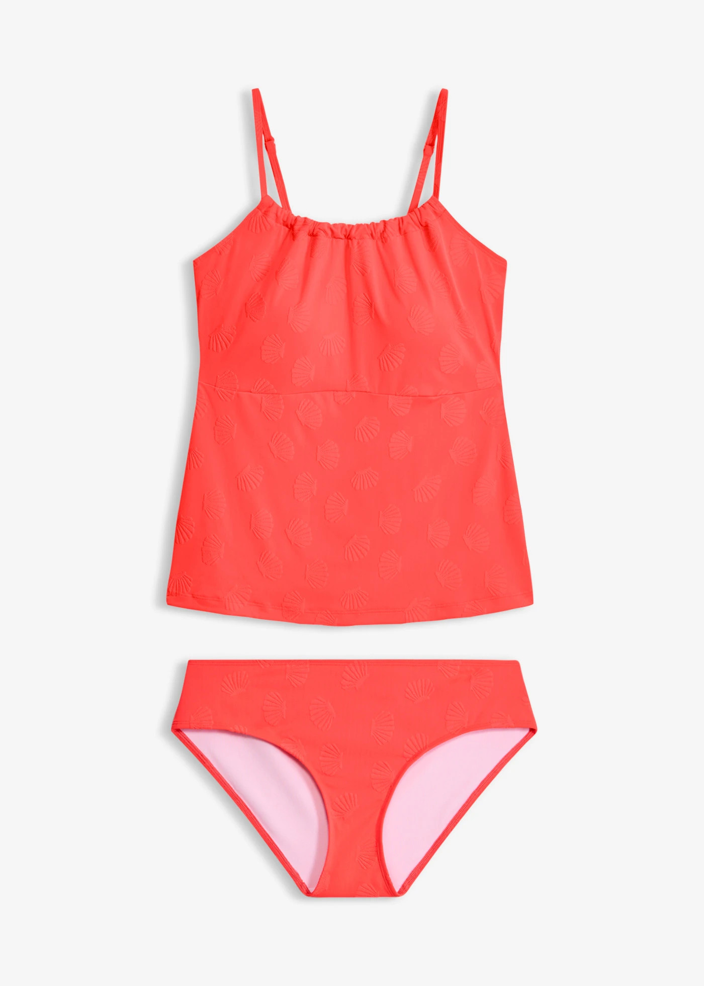 Tankini van gestructureerde stof (2-dlg. set) pink | Bonprix NL (Influencer)