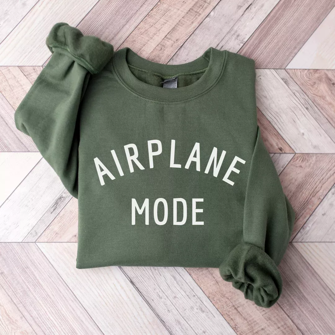 Airplane mode sweatshirt the laundry room best sale