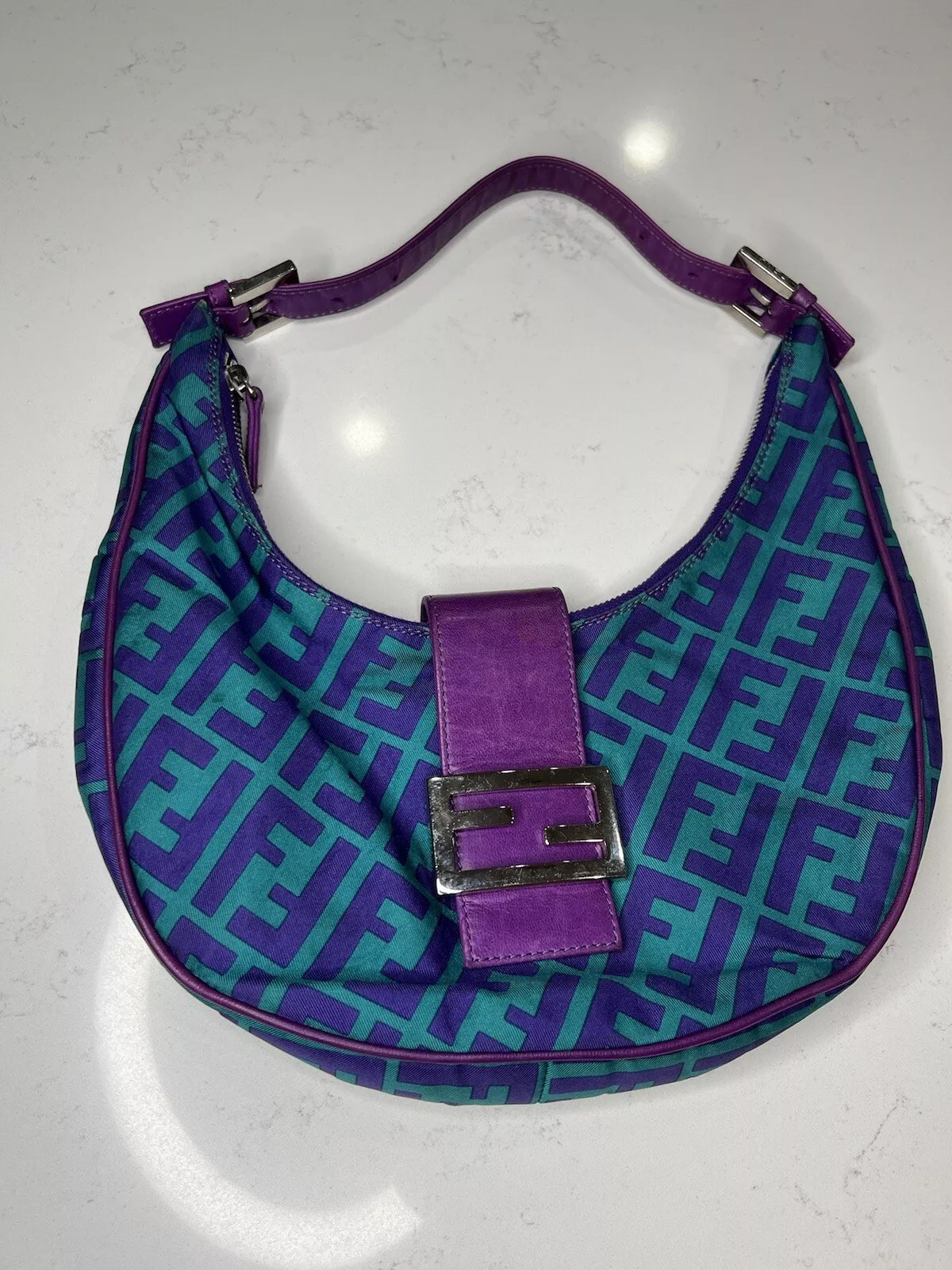 Fendi Zucca Mama Half Moon | eBay US