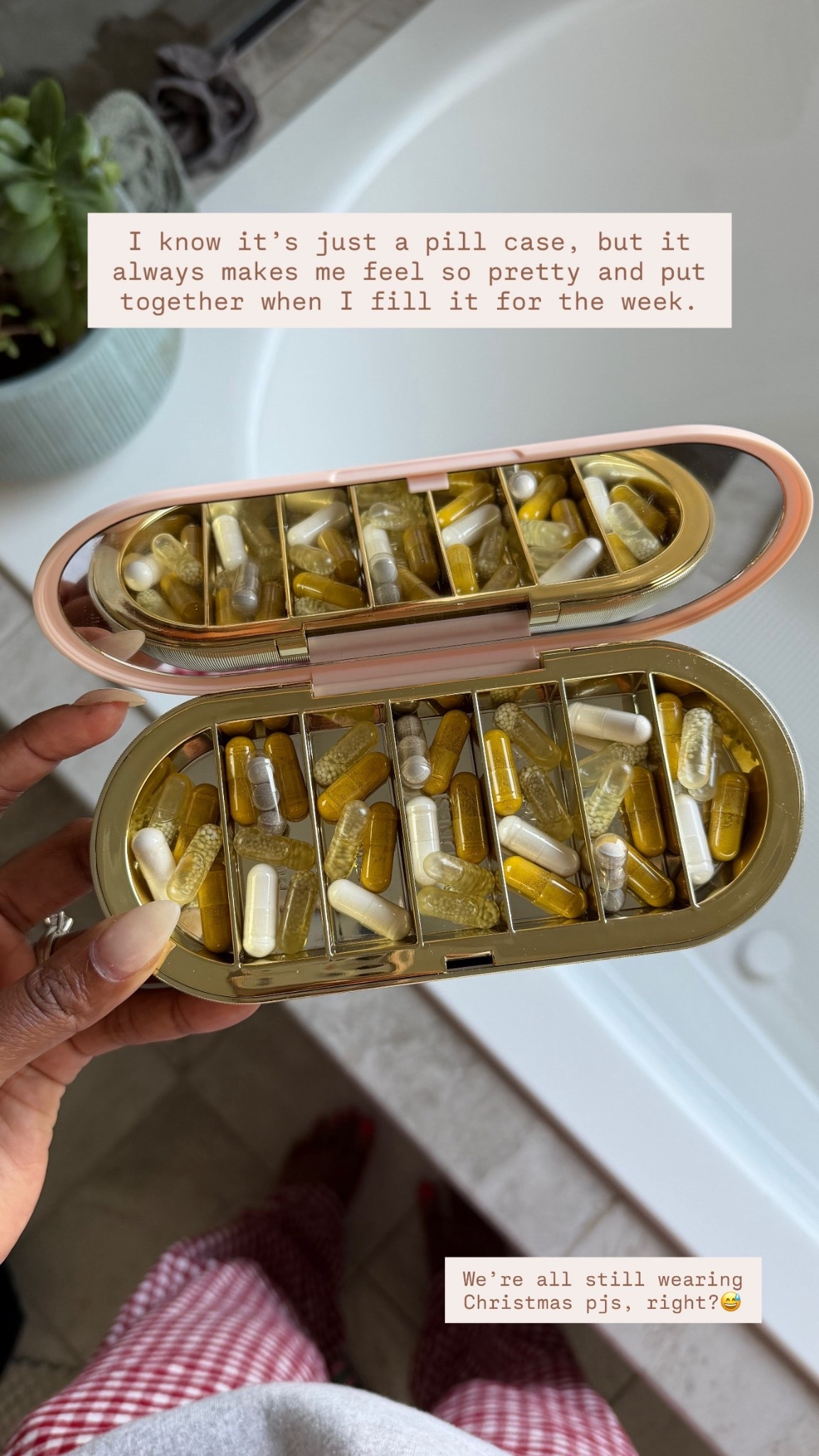 I know it’s just a pill case, but it always makes me feel so pretty and put together when I fill it for the week.

#LTKdayinmylife #LTKselfcare #LTKmorningroutine