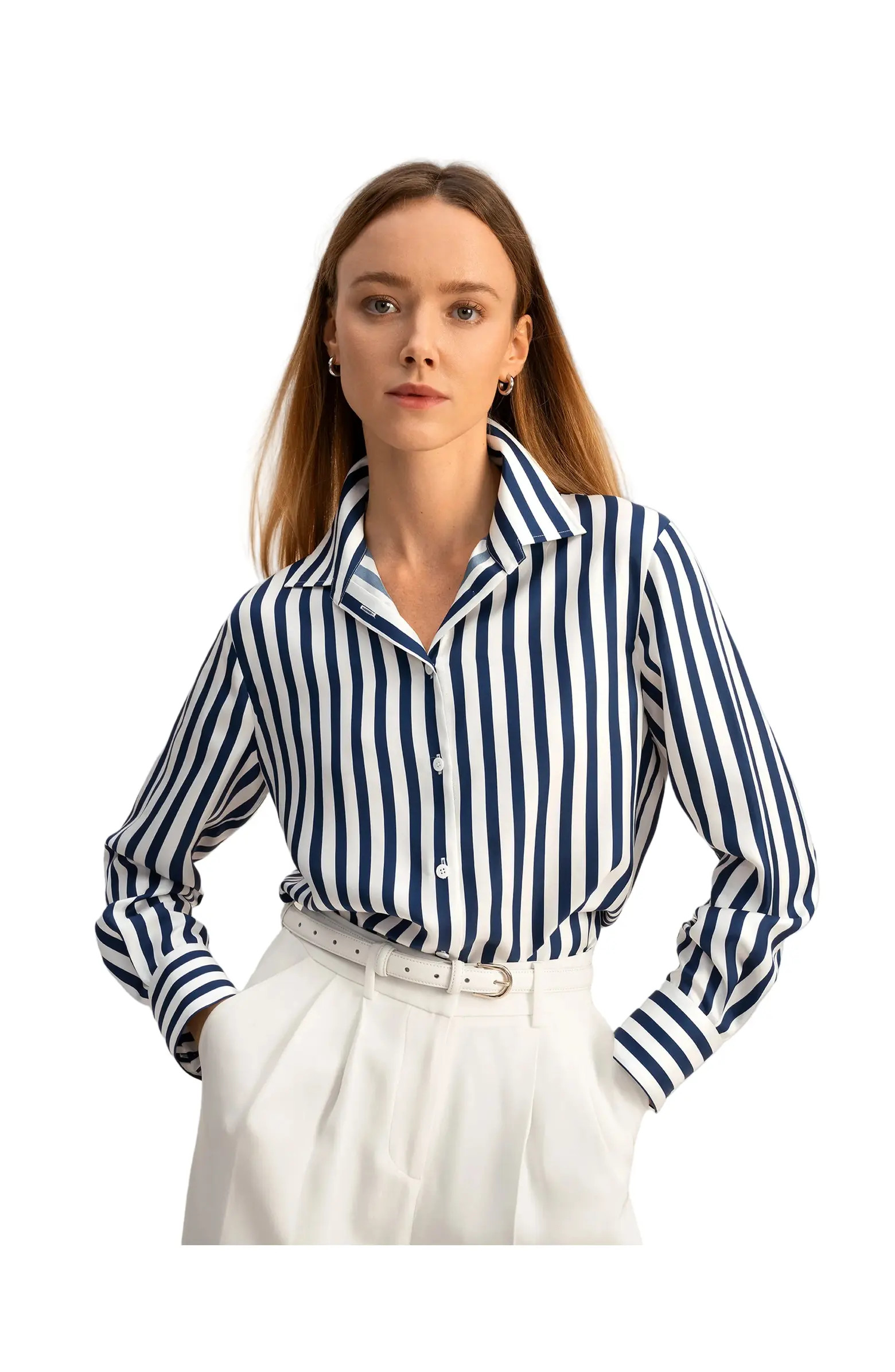 The Amalfi Stripe Silk Shirt | Nordstrom