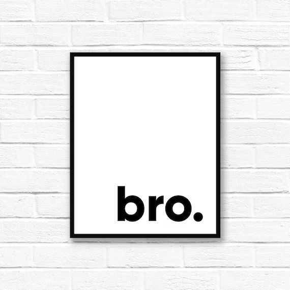 Brother's room art bro wall art promoted to brother | Etsy | Etsy (US)
