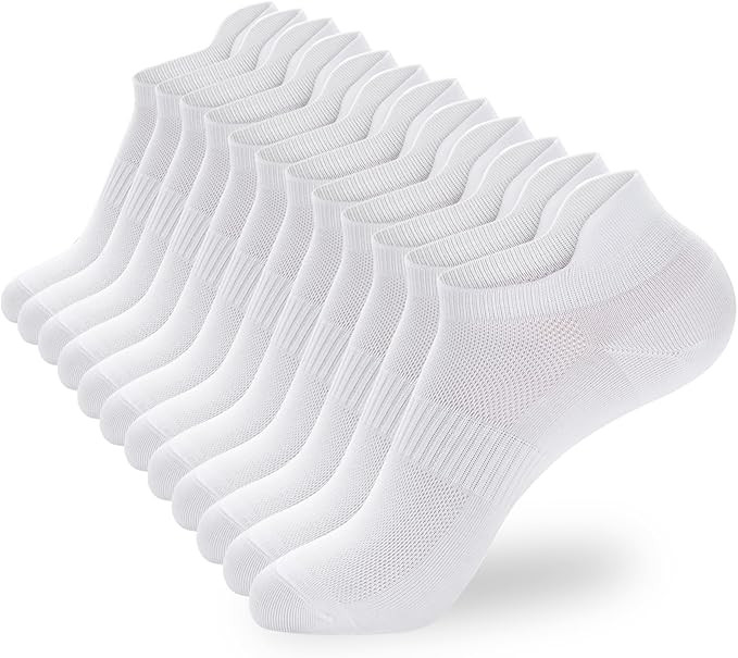 Ankle Socks Women's and Mens - 6/10 Pairs Low Cut Tab & No Show Athletics Running Socks | Amazon (US)