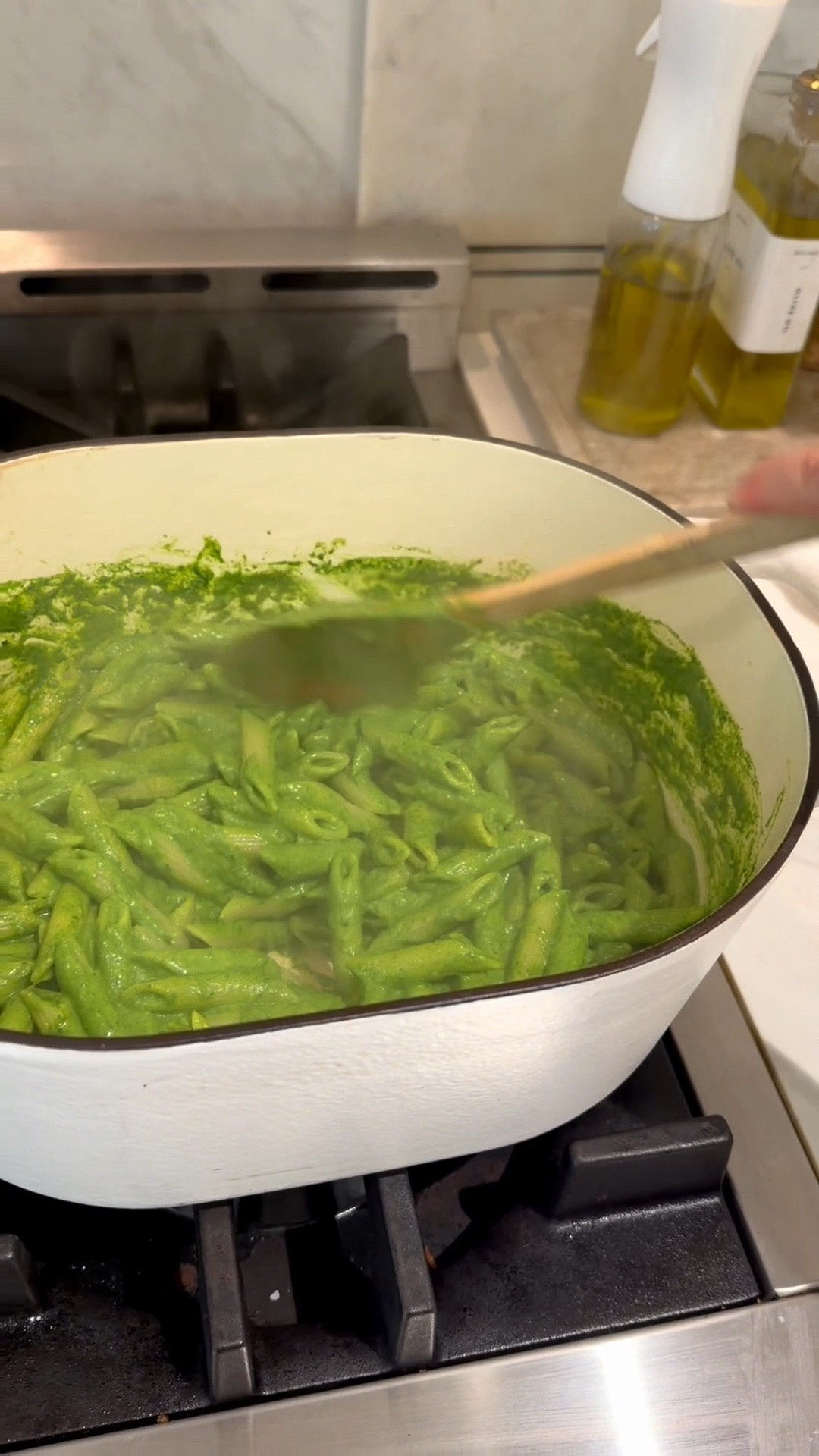 Quick weeknight dinner, spinach Alfredo pasta

#LTKHome #LTKfoodie