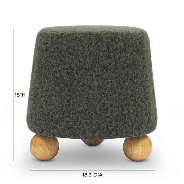 Jaine Boucle Stool | Wayfair North America