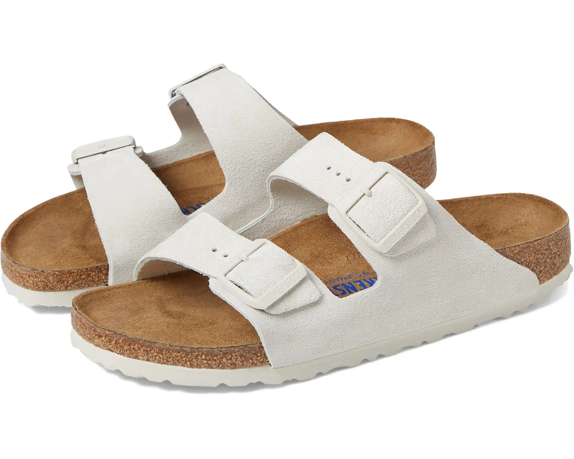 Birkenstock Arizona Soft Footbed  - Suede (Unisex) | Zappos