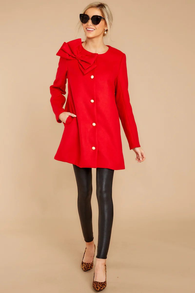 Ladies First Red Coat | Red Dress 