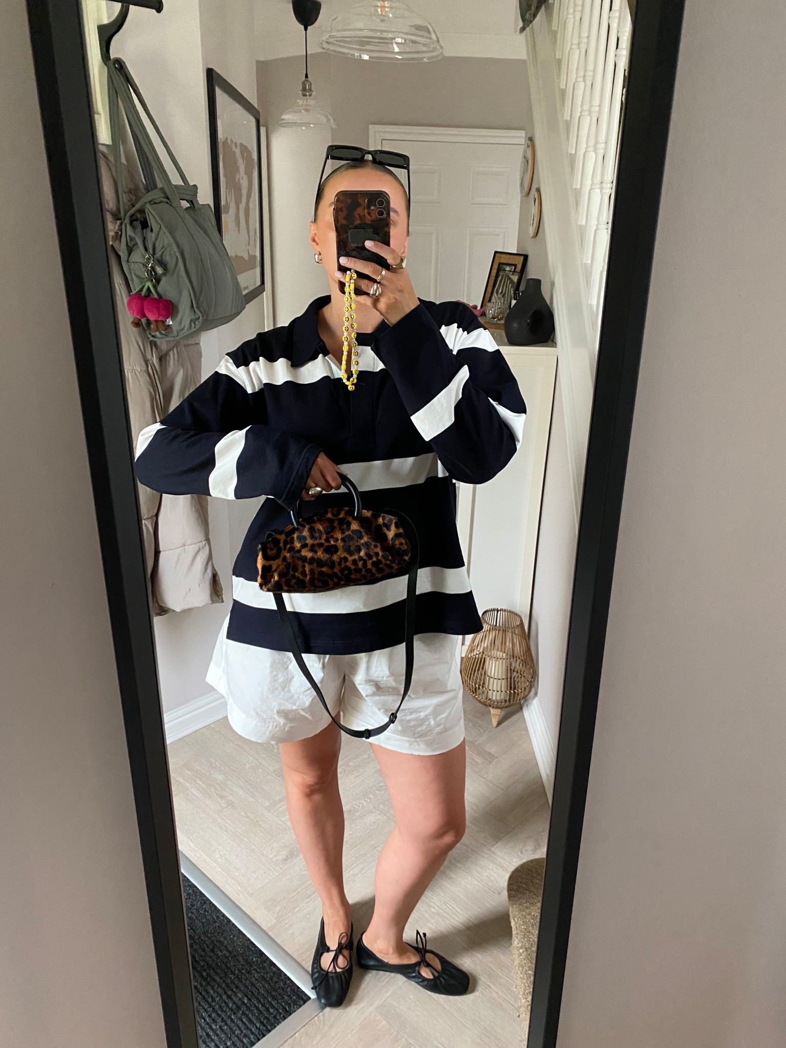 Shorts are also cos but cannot link. Summer ootd. Bag is cos last season. 