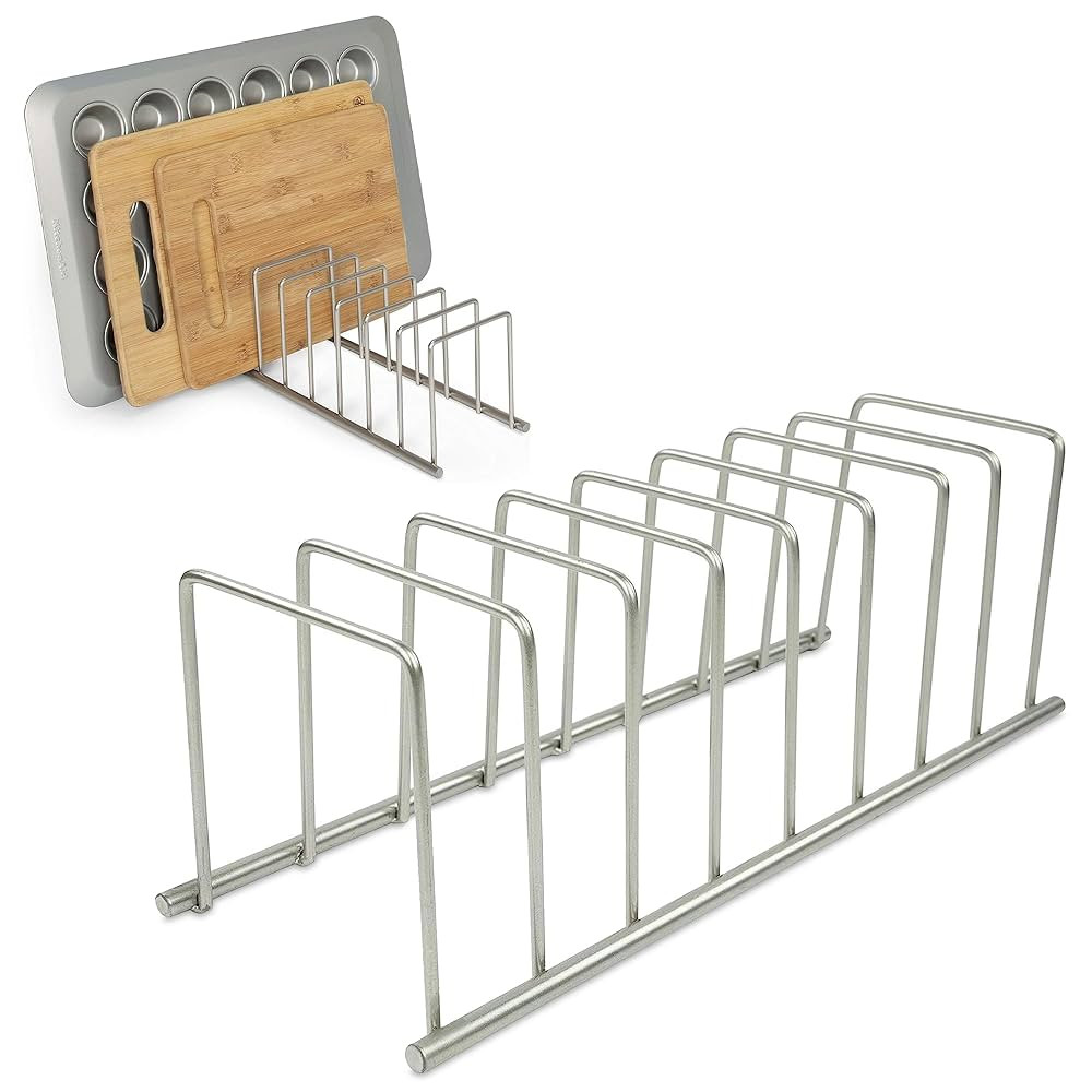 Spectrum Euro Cutting Board Holder Stand for Countertop or Inside Kitchen Cabinet Organization Sa... | Amazon (US)