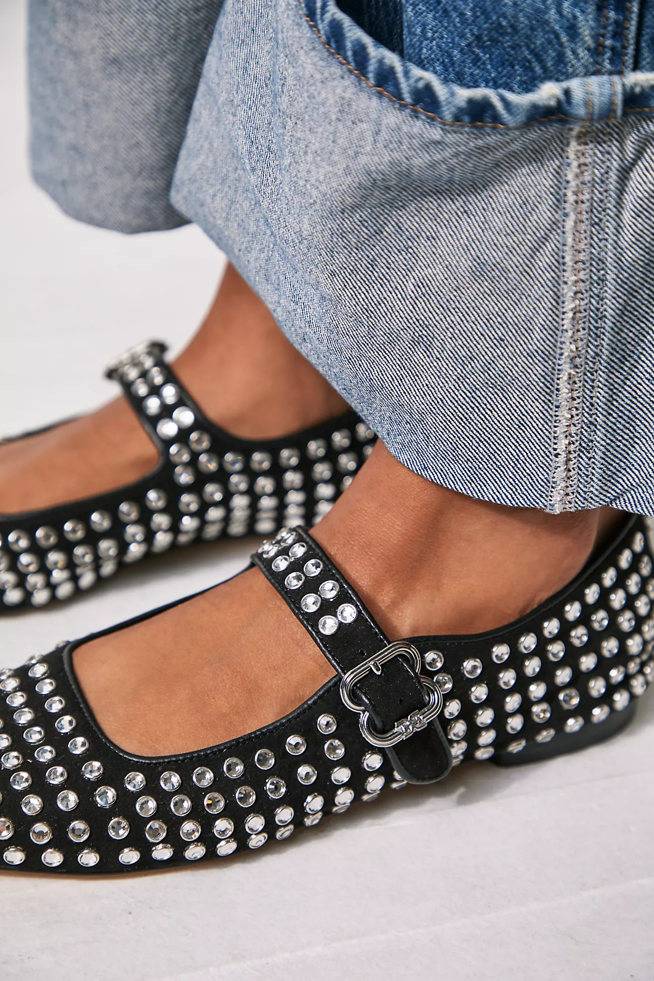 Gem Buckle Ballet Flats | Free People (UK)