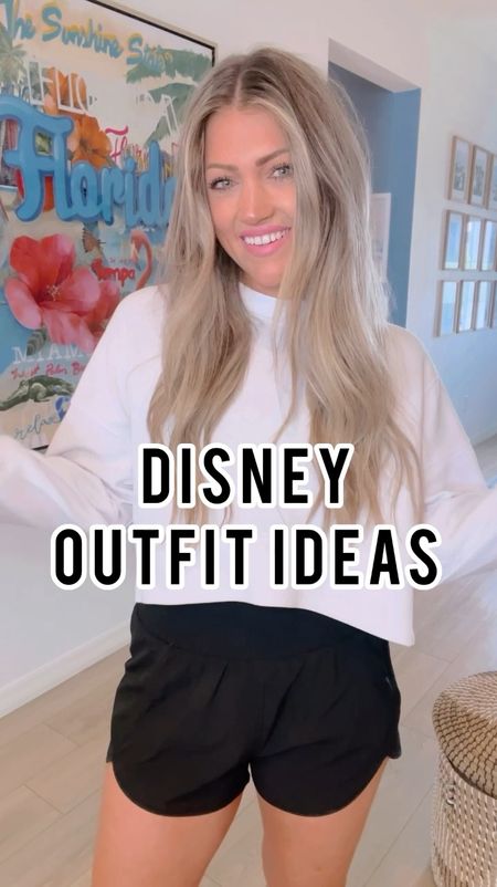 Disney outfit ideas!! All items NOT Amazon found here — go to my storefront link here (just copy / paste) for the Amazon items 🚨 >> 

Check out this photo from whatlizisloving https://www.amazon.com/shop/whatlizisloving/photo/amzn1.shoppablemedia.v1.92d62c56-ef17-4af3-8c2c-5914e14aa062?ref_=cm_sw_r_apin_aipsfphoto_aipsfwhatlizisloving_RHTXRY2KHFJ0KKN3G134&language=en_US

Sizing: wearing my true small in everything! But FYI the aerie shorts run really short and I wish I did a M. Size up for length IMO! Especially if you have a booty like me 😆 smalls in all target shorts // 