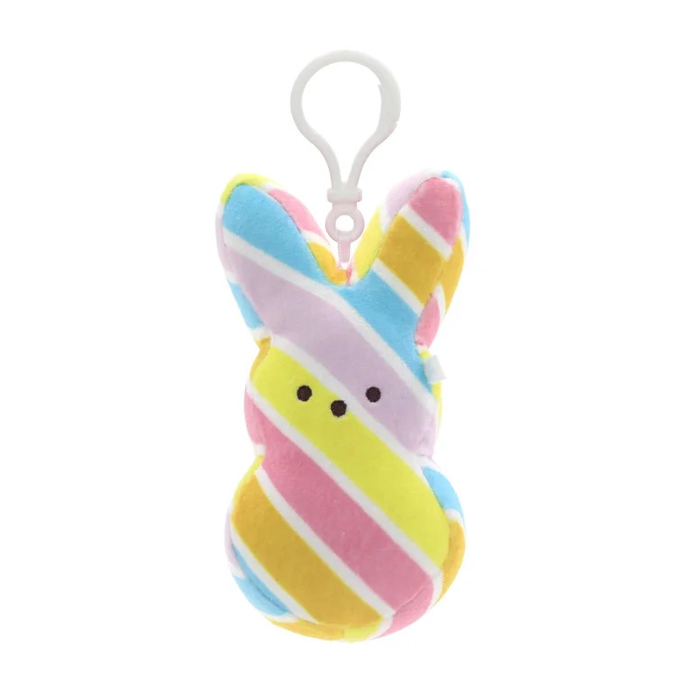 PEEPS® Striped Bunny Plush Backpack Clip Toy for Easter | Walmart (US)