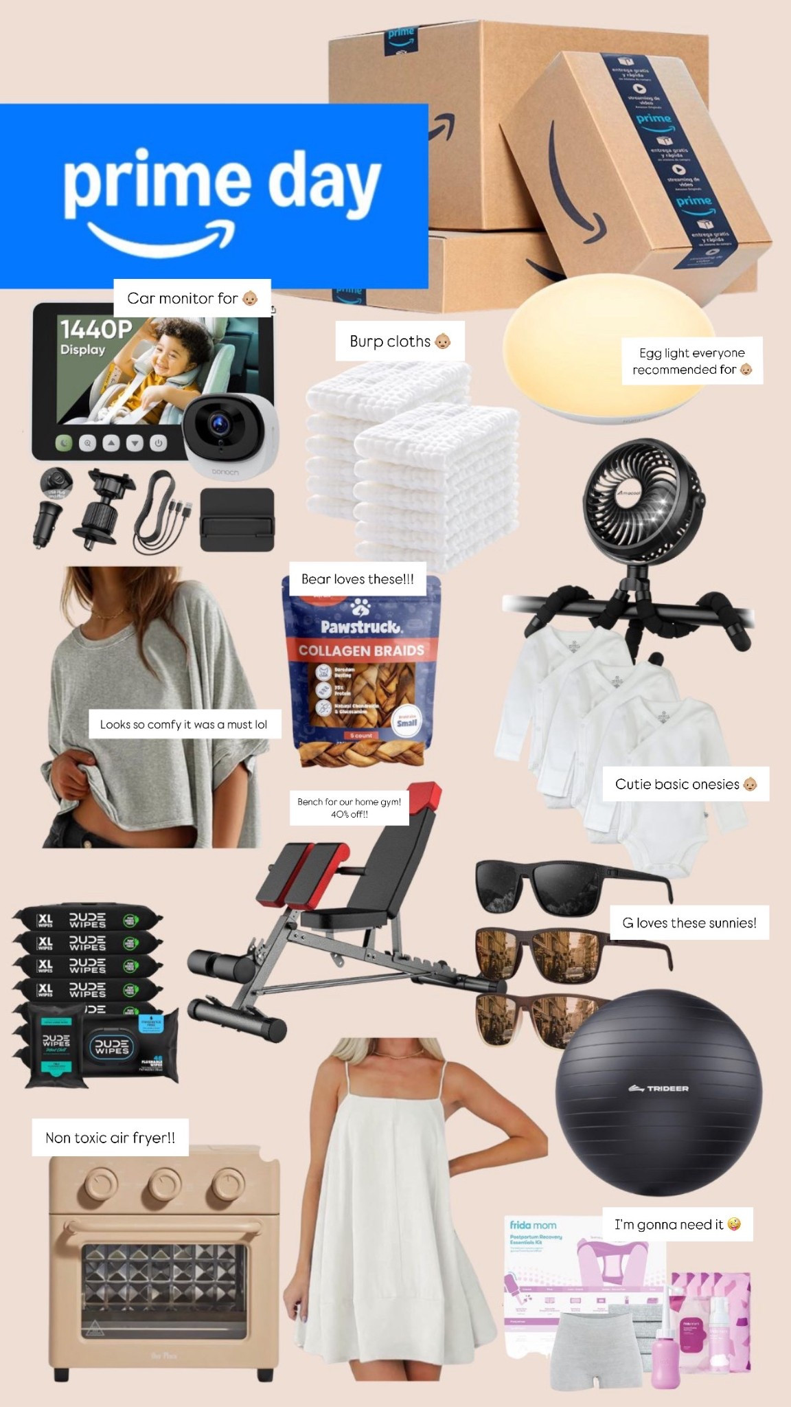 What I ordered for prime day 