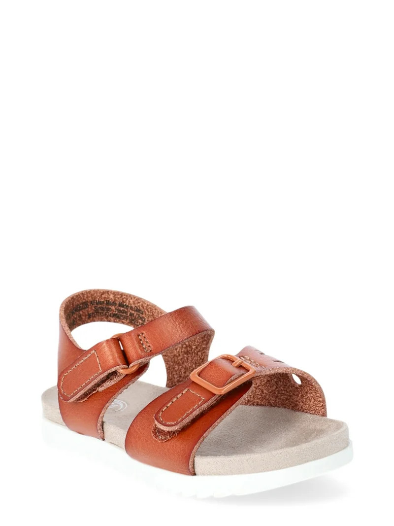Wonder Nation Baby & Toddler Girls Buckle Sandals | Walmart (US)