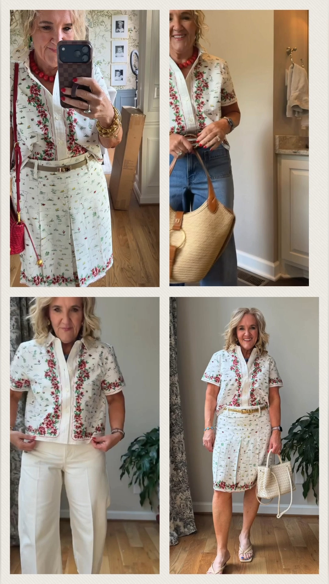 @jcrew top and skirt it’s so lovely 
True to size wearing an 8/medium 
I’ll prob wear the blouse with jeans or linen pants after church.
My jeans are out of stock I’ll link similar 

#LTKOver40 #LTKSaleAlert #LTKootd