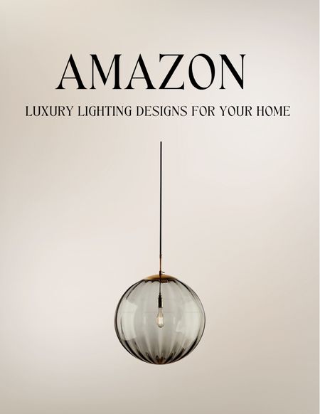 Best Selling Amazon Lighting! Update your home for the holidays! Love this smoky pendant! Under 100.- 

#holidayparty

#LTKSeasonal #LTKsalealert #LTKhome