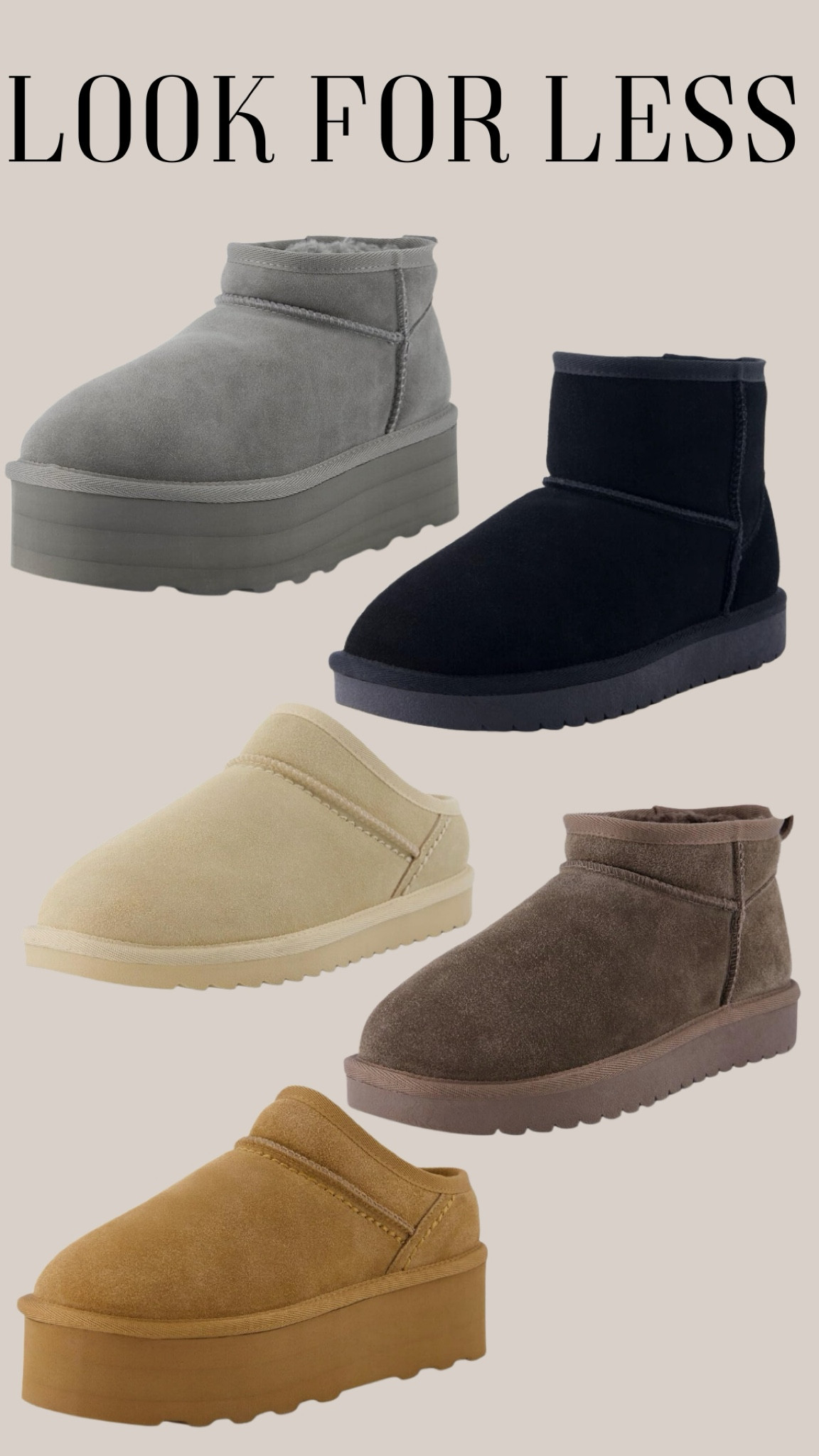 Grab these look for less ugg style boots now - sizes will go fast. All under $50 😍 up to size 11!

#LTKU #LTKSeasonal #LTKFindsUnder50