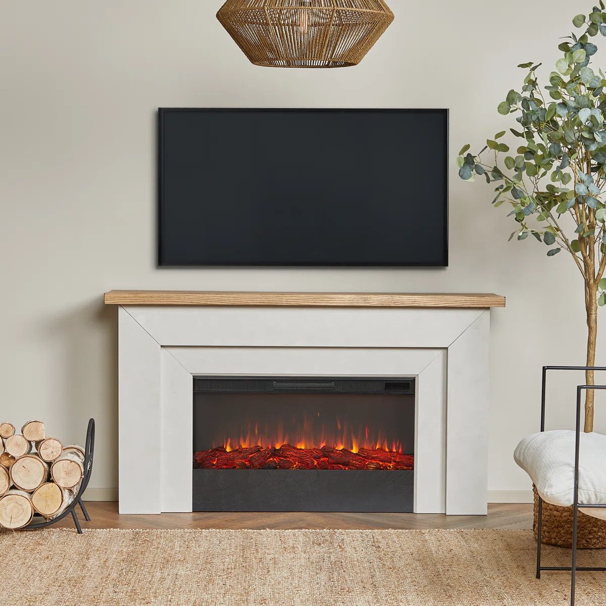 Real Flame Malie 68" Landscape Electric Fireplace by Real Flame & Reviews | Wayfair | Wayfair North America