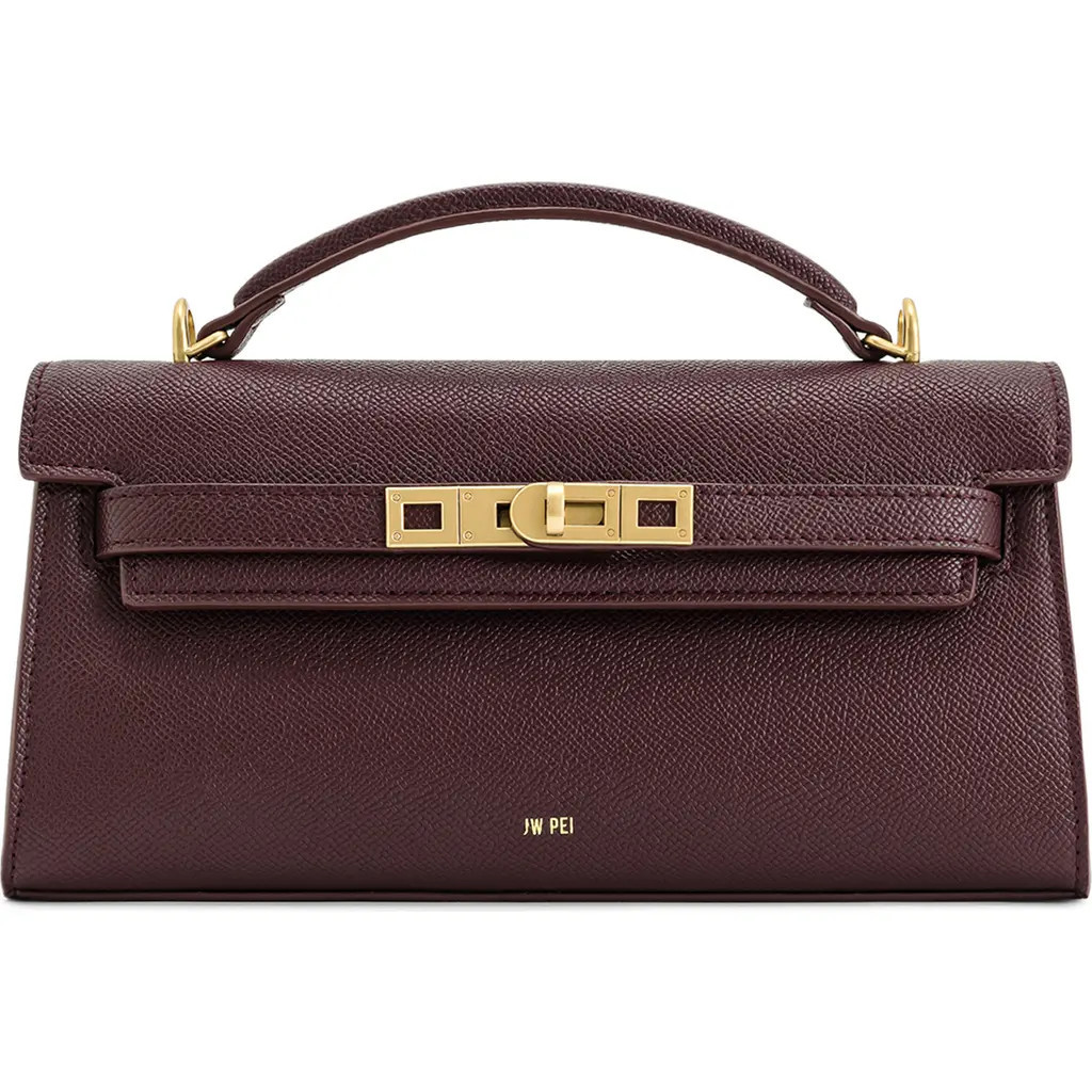 JW PEI Noor Top Handle Bag in Deep Burgundy at Nordstrom | Nordstrom