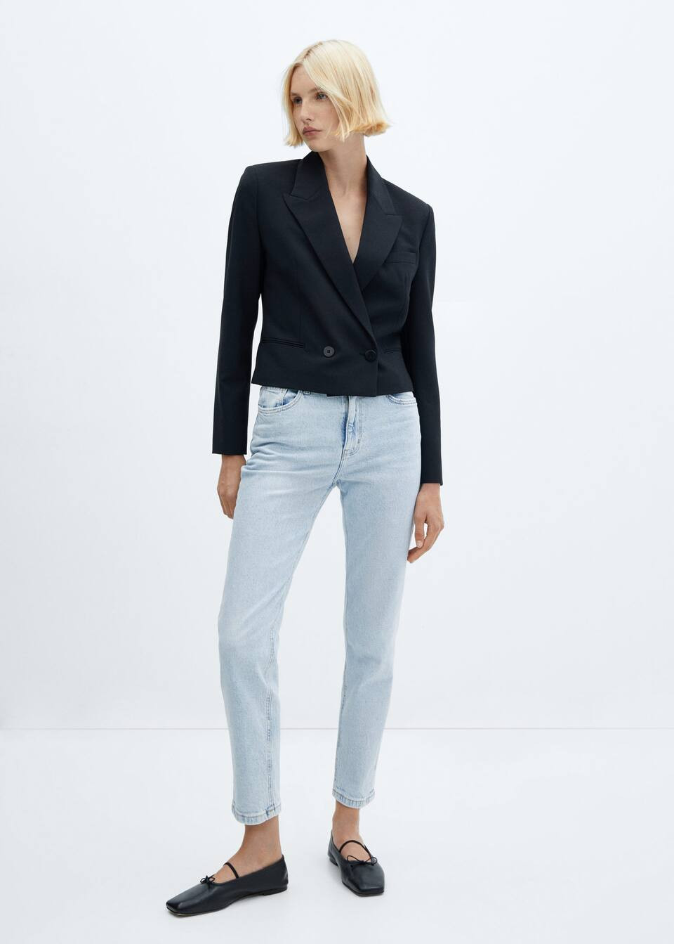 Mom comfort high-rise jeans -  Women | Mango United Kingdom | MANGO (UK)