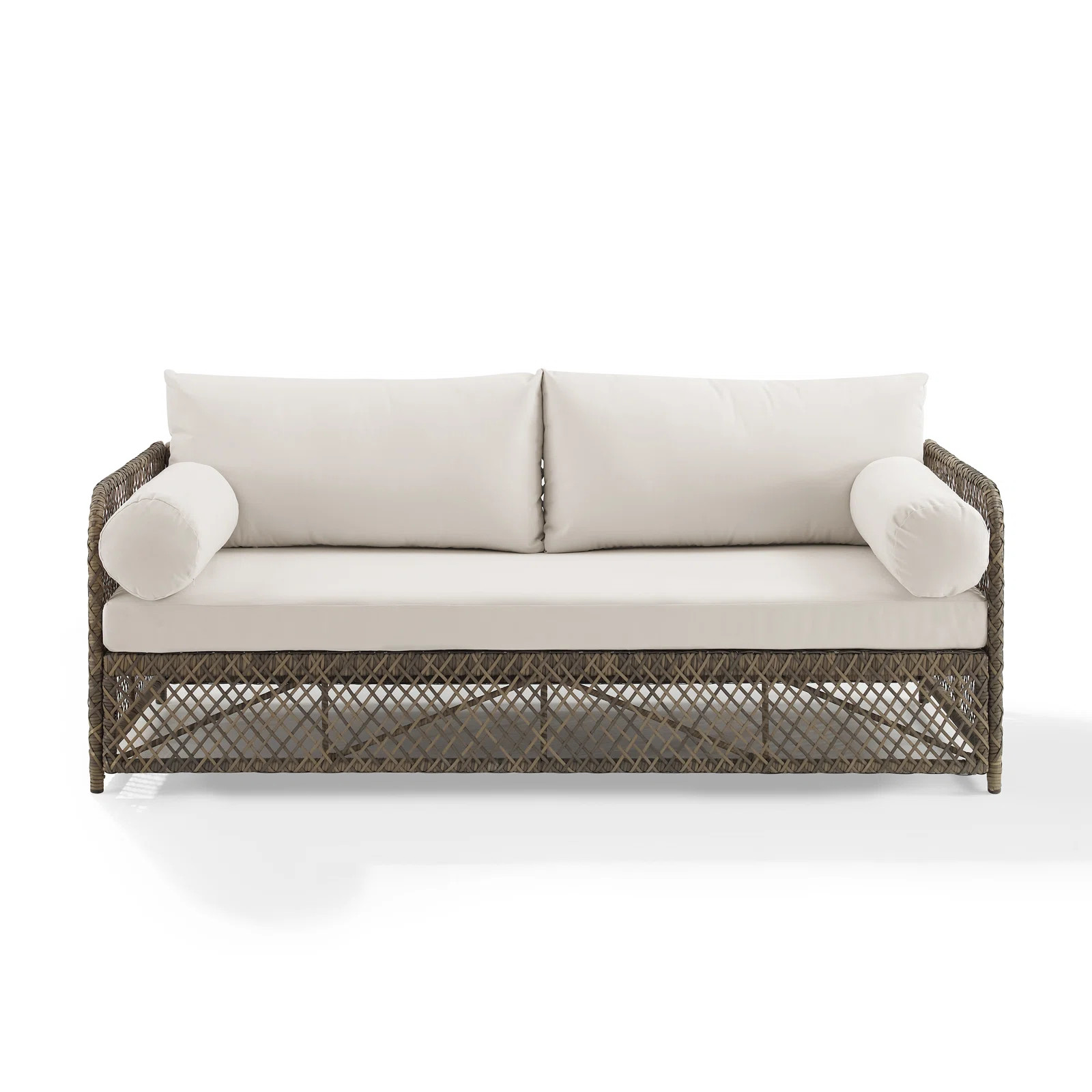 Birch Lane™ Murano 75.75" Wide Outdoor Wicker Patio Sofa with Cushions & Reviews | Wayfair | Wayfair North America