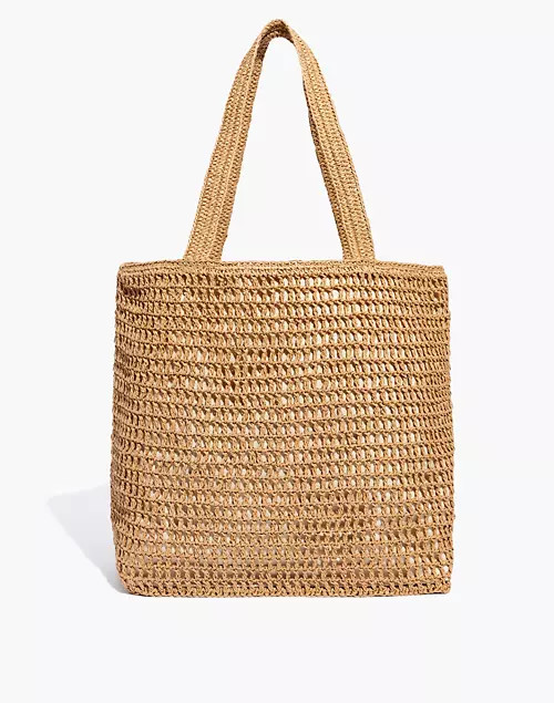 The Transport Tote: Straw Edition | Madewell