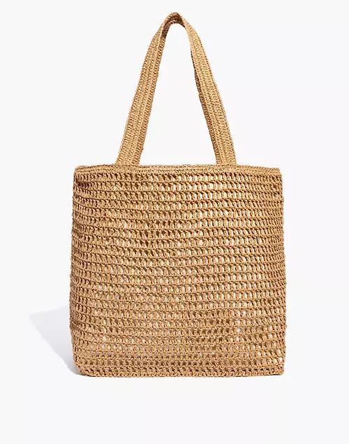 The Transport Tote: Straw Edition | Madewell