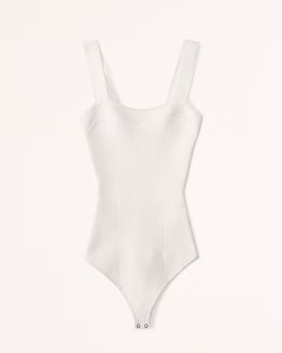 Ribbed Sweater Sweetheart Bodysuit | Abercrombie & Fitch (US)