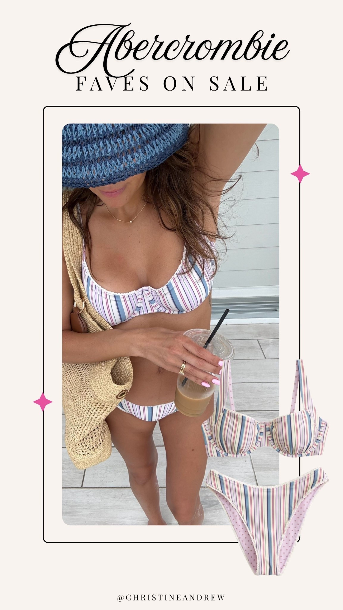 My new reversible striped bikini is on sale @abercrombie 💖

Vacation outfit, beach outfit, Abercrombie sale 

#LTKSaleAlert #LTKSeasonal #LTKSwim