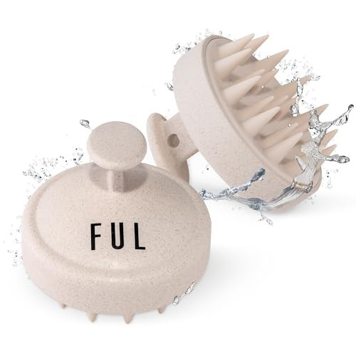 FUL Scalp Massager with Super Soft Silicone Brush for Hair Growth and Exfoliating Scalp, Ideal Scalp Massager Hair Growth Tool and Scalp Brush for Stimulating Hair and Cleansing | Amazon (US)