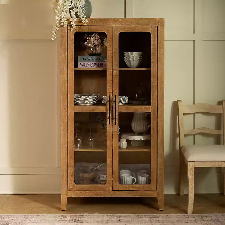 Natural Wood Hughes Cabinet | Kirklands Home | Kirklands