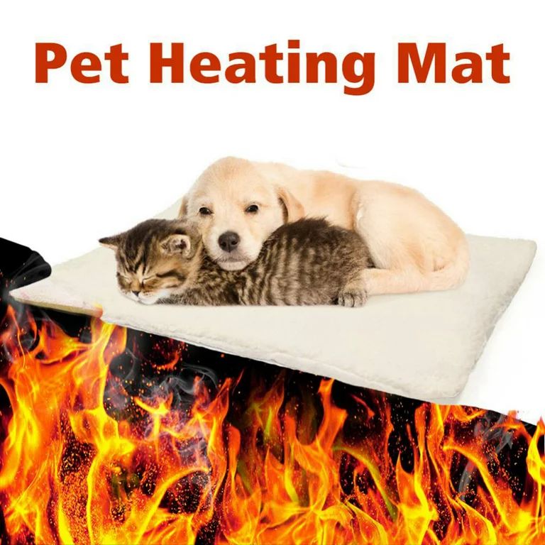 Self Heating Cat Dog Pad Self Warming Cat Dog Bed 24" x 18" Pet Mat for Outdoor and Indoor Pets | Walmart (US)