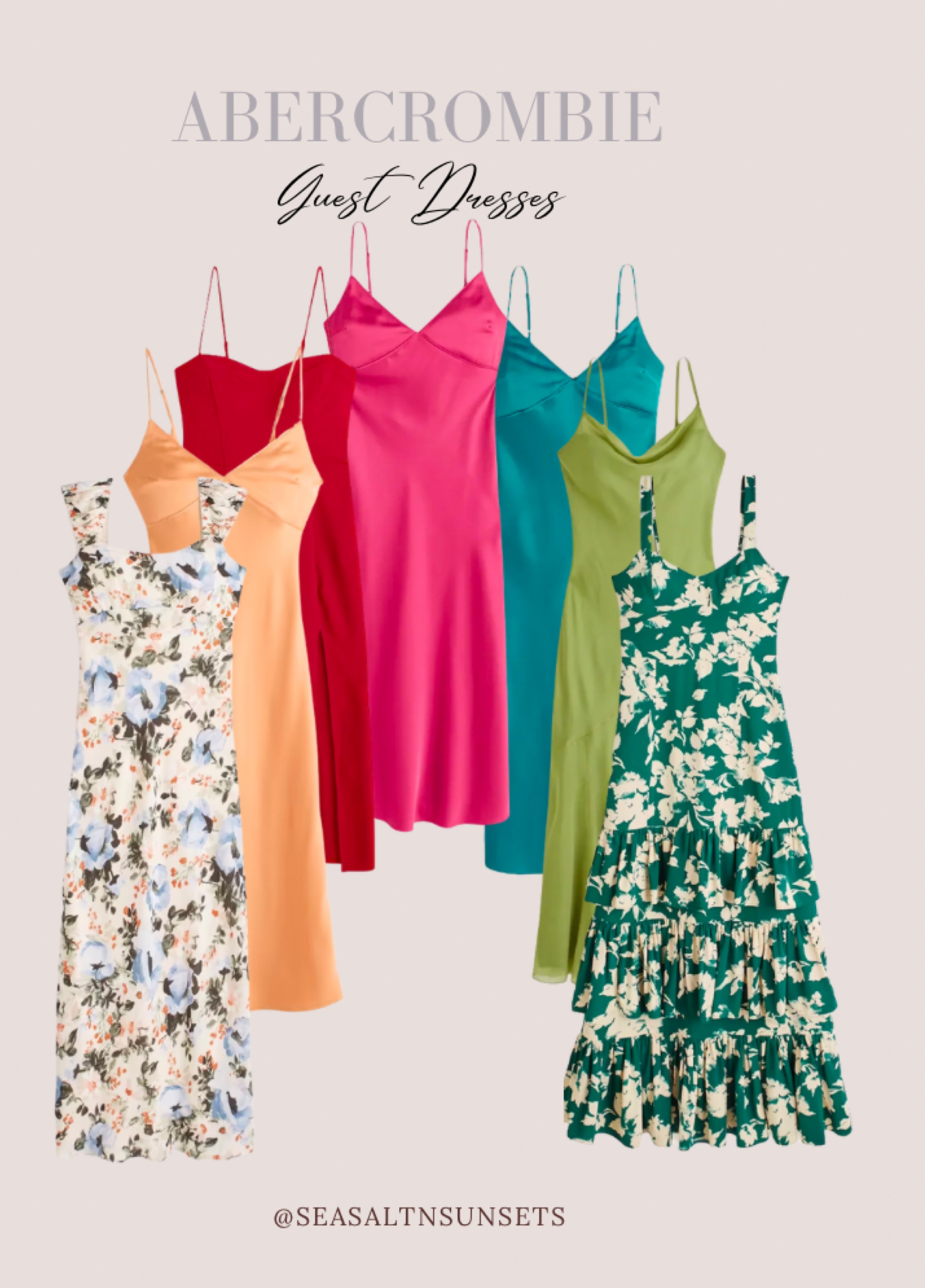 Wedding guest dresses- Abercrombie

#LTKsalealert #LTKSeasonal #LTKwedding