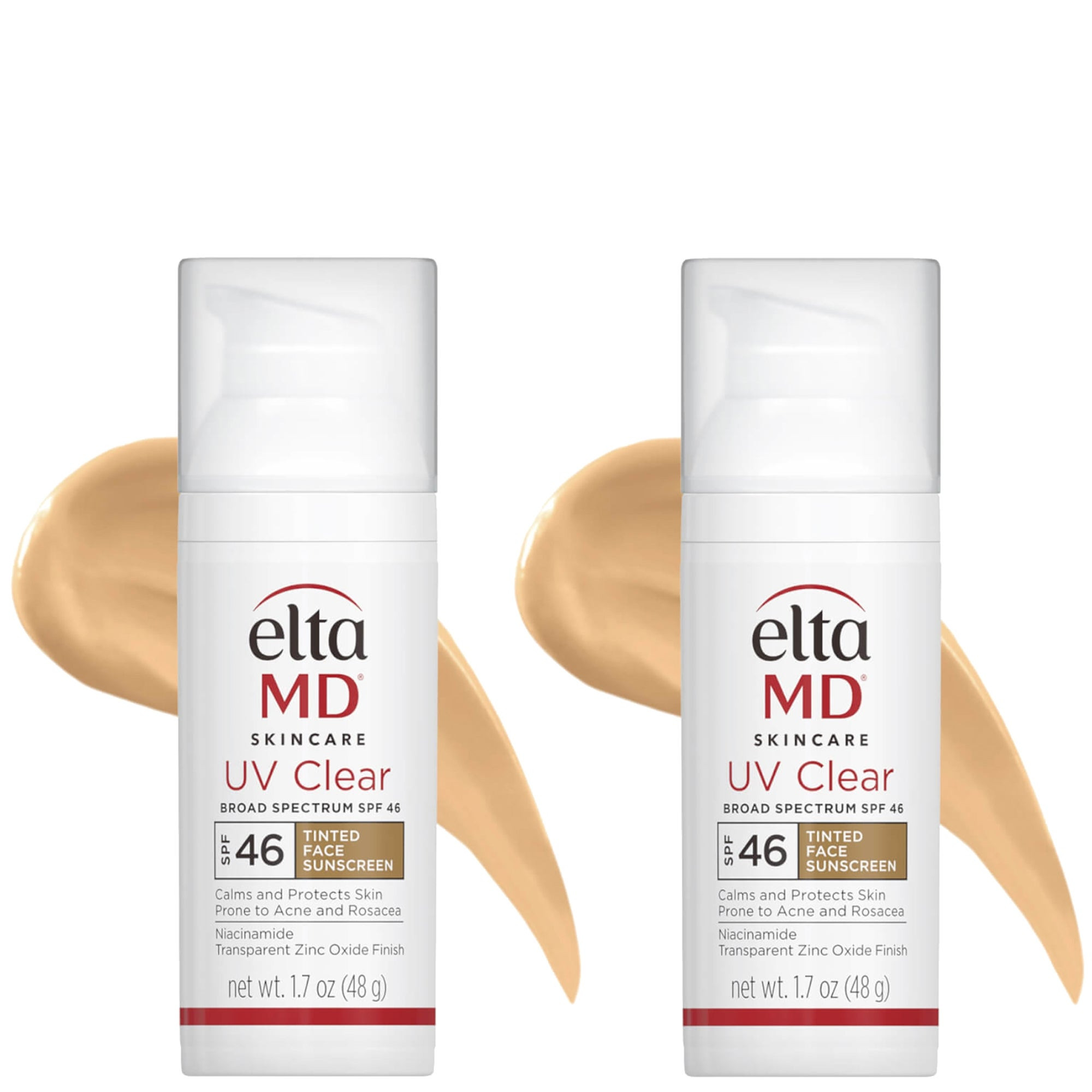 EltaMD Exclusive UV Clear Tinted SPF 46 Broad-Spectrum Duo ($92 Value) | Dermstore (US)