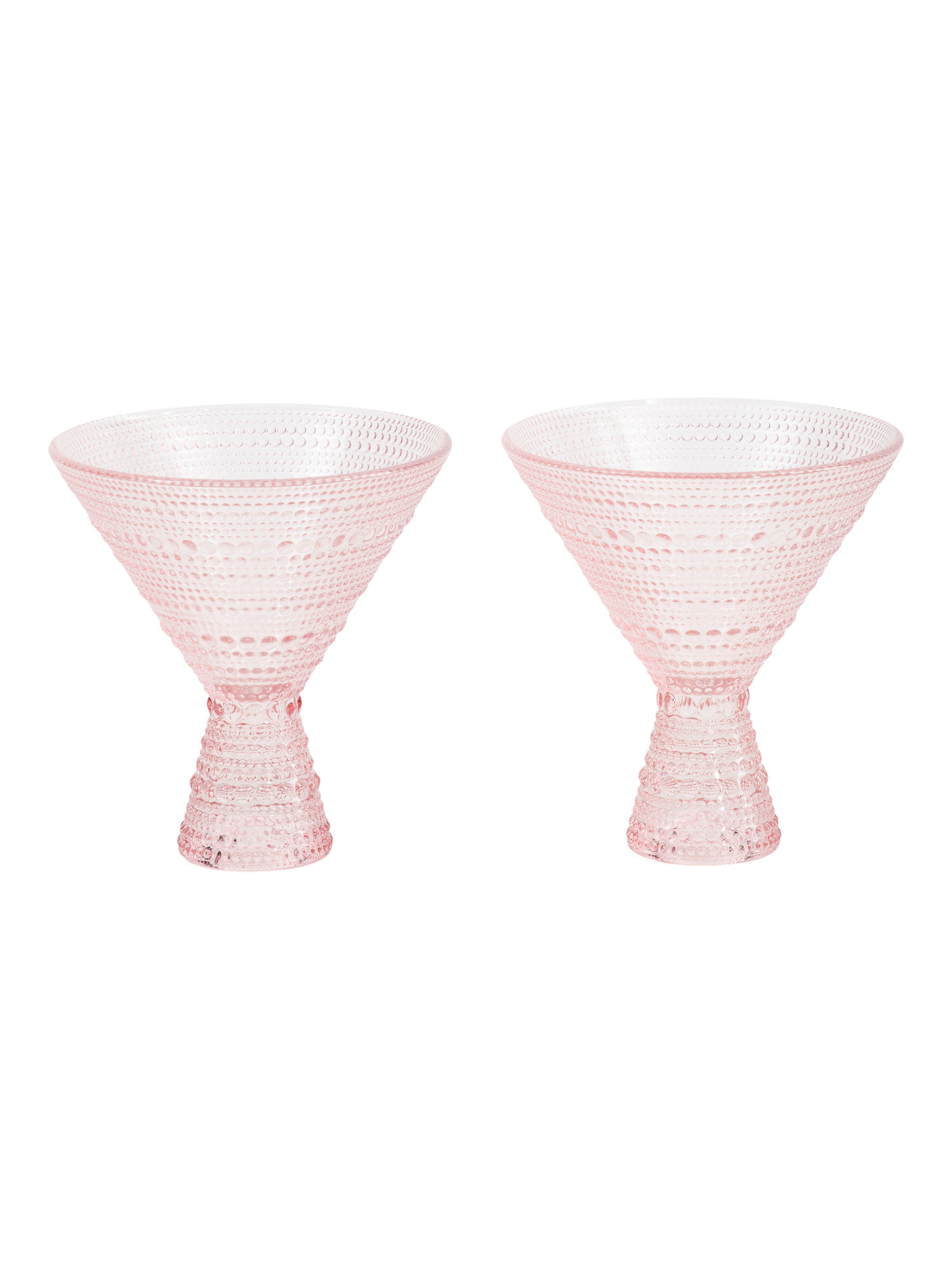 Set Of 2 Hobnail Martini Glasses | TJ Maxx