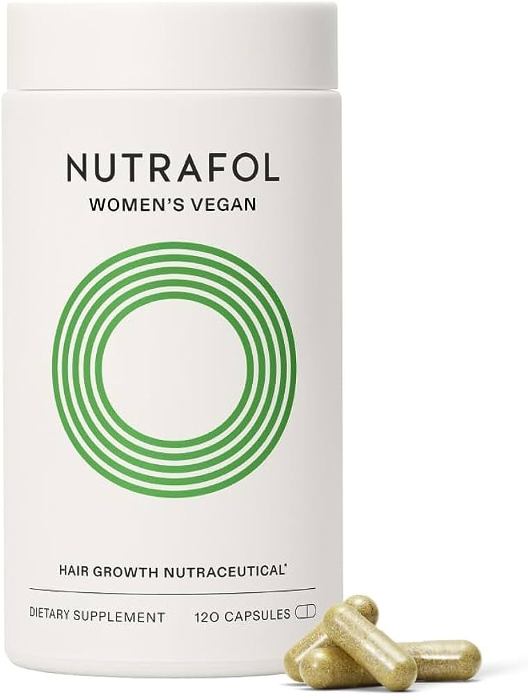 Nutrafol Women's Vegan Hair Growth Supplements, Plant-based, Ages 18-44, Clinically Tested for Vi... | Amazon (US)