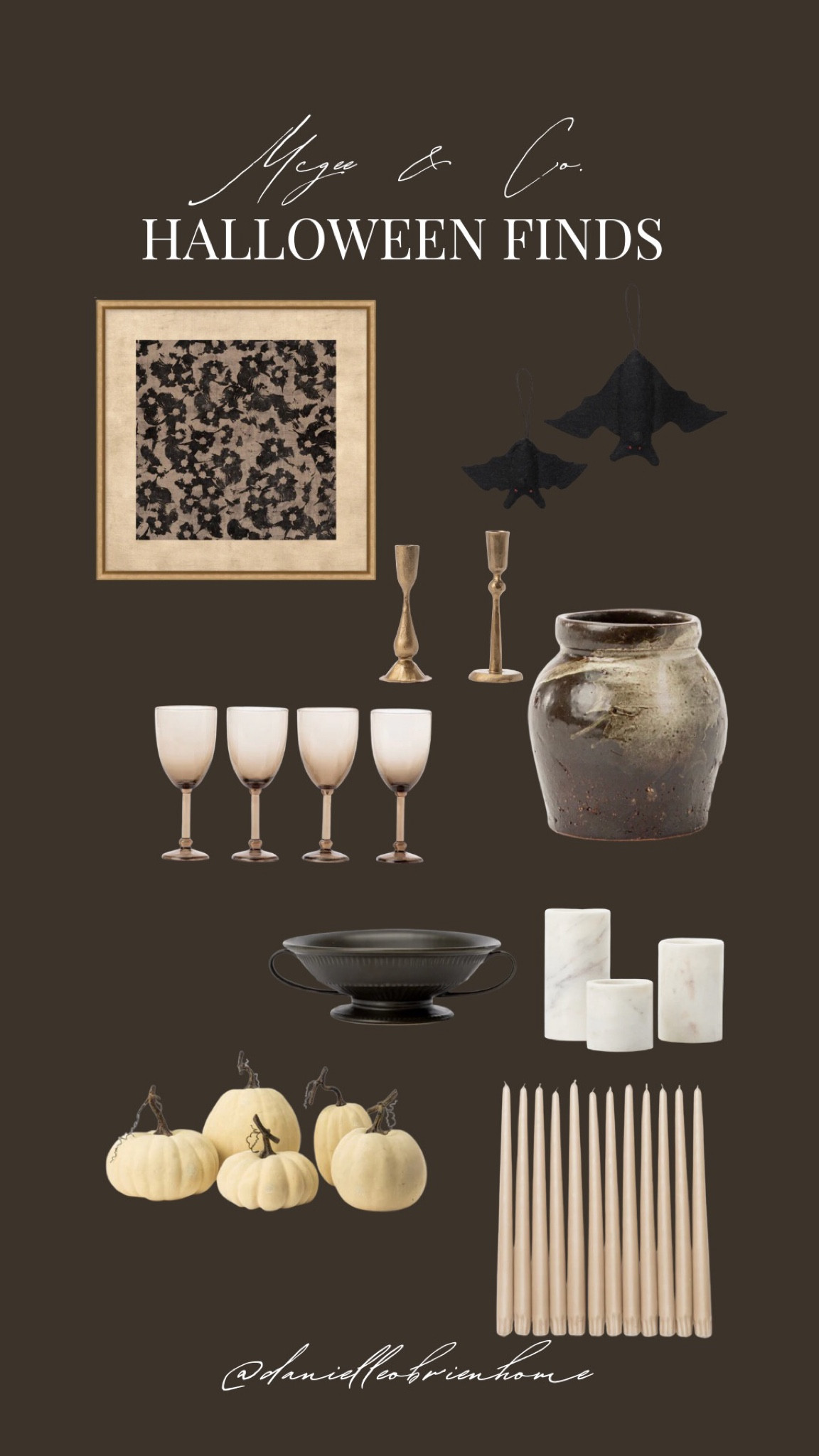 Fall Halloween decor from studio McGee! 🦇

Bats, taper candles, beige pumpkins, ivory pumpkins, brass candlesticks, ceramic vase, Halloween decor, fall decor, studio McGee, McGee & co. Home finds 

#LTKSeasonal #LTKhome #LTKHalloween