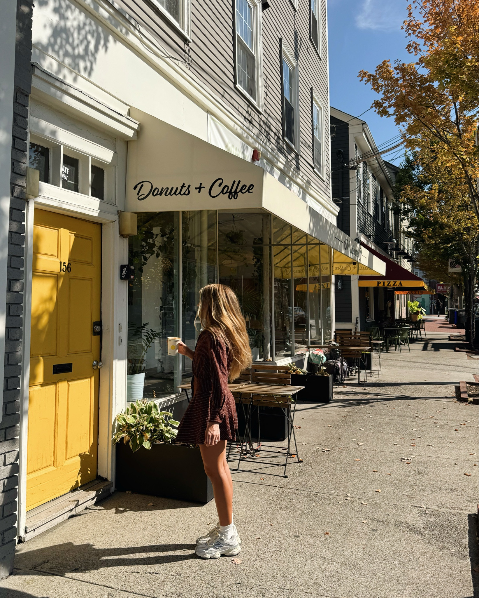 cutest fall dress🤎