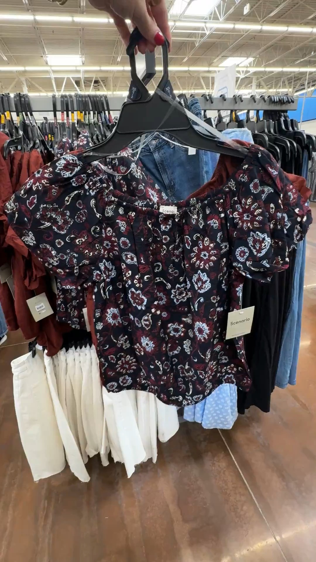 Walmart puff sleeve top