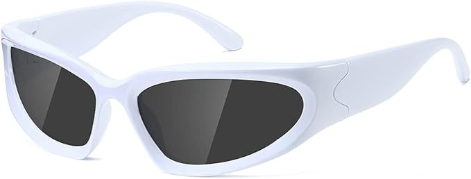 kimorn Y2K Wrap Around Polarized Sunglasses Womens men Swift Oval Fashion Sport Shades Sun Glasse... | Amazon (US)
