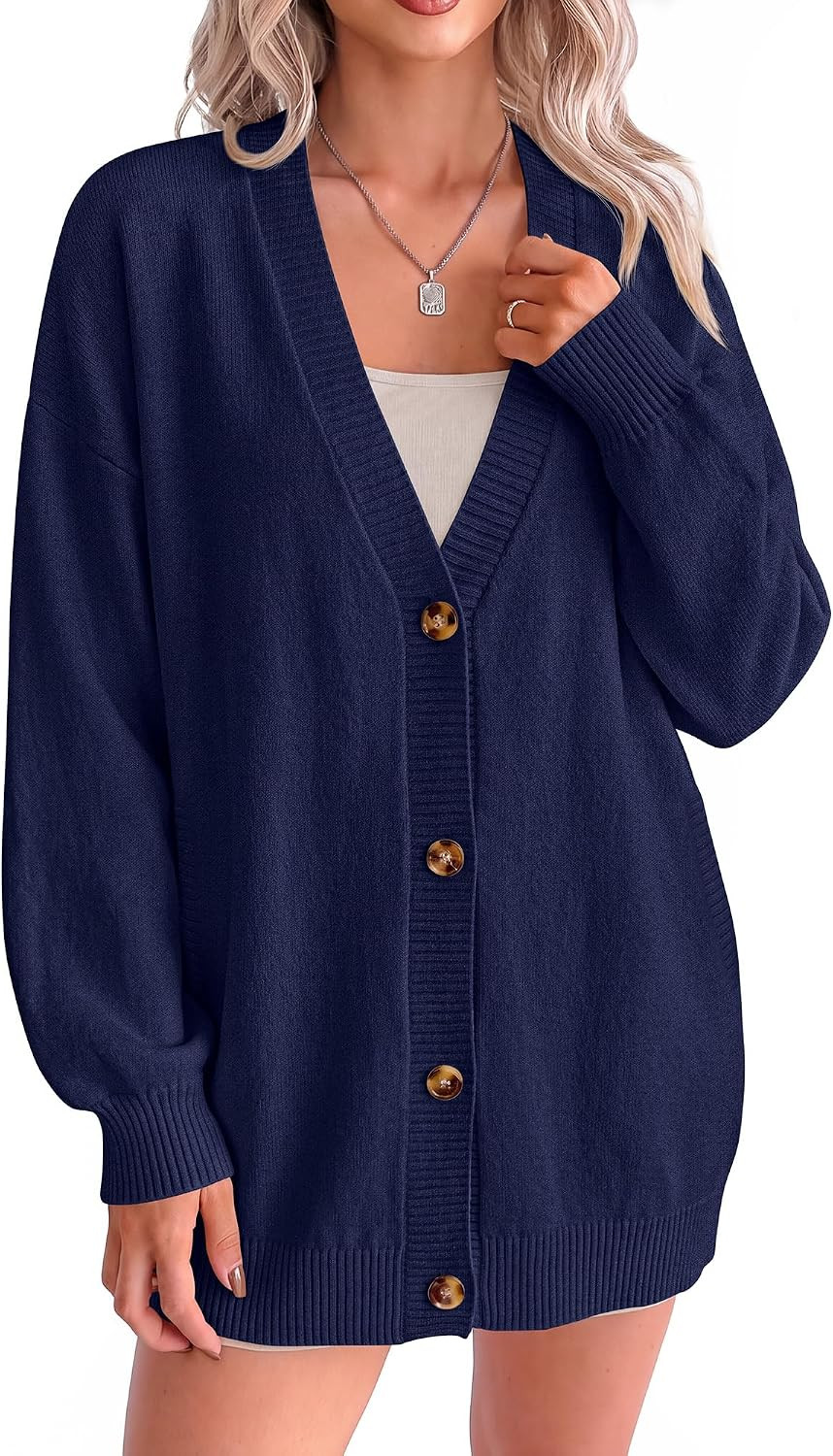 BTFBM Casual Long Sleeve Cardigan Sweaters for Women Fall Outfits 2026 | Amazon (US)